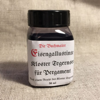 Eisengallustinte Kloster Tegernsee fürs Pergament 50 ml