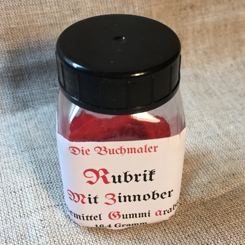 Rubrikersatz – Pulver mit Gummi
