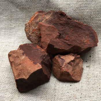 Burgunder Ocker Rot dunkel - Stücke