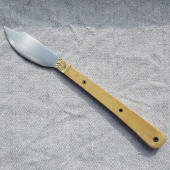 Federkielmesser - Radiermesser Einzelstück - Buchsbaum